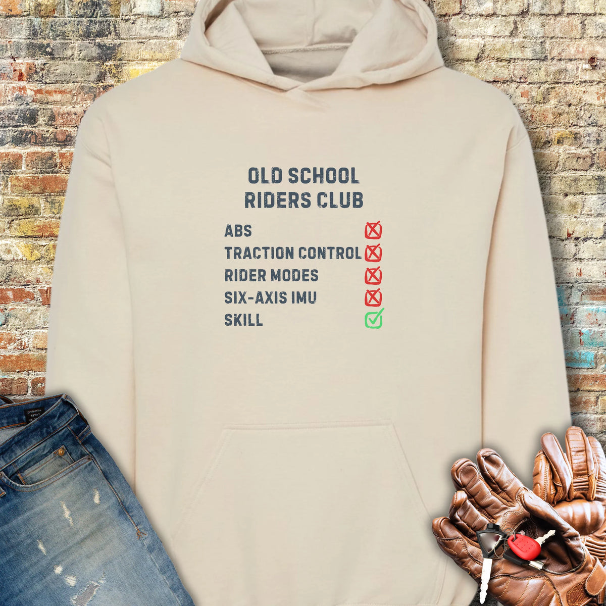 Checkbox Hoodie - Sand