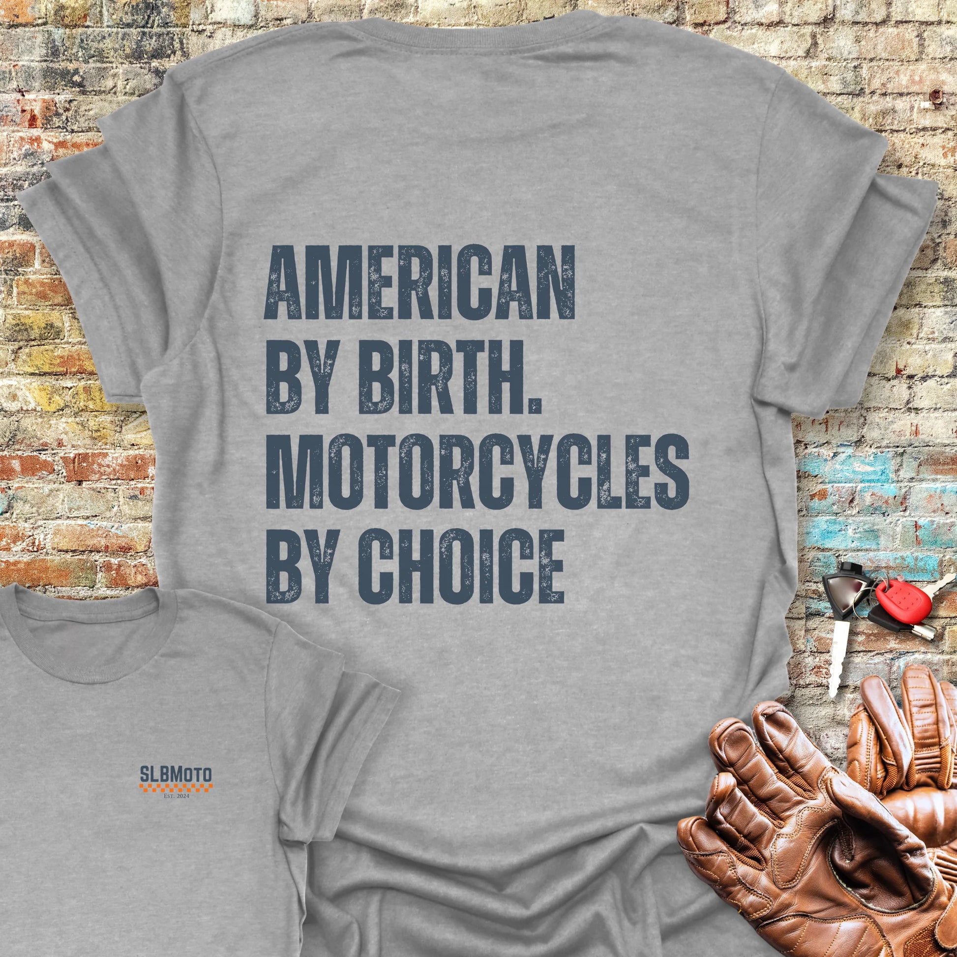 Choice Back Print T-Shirt - Sport Grey