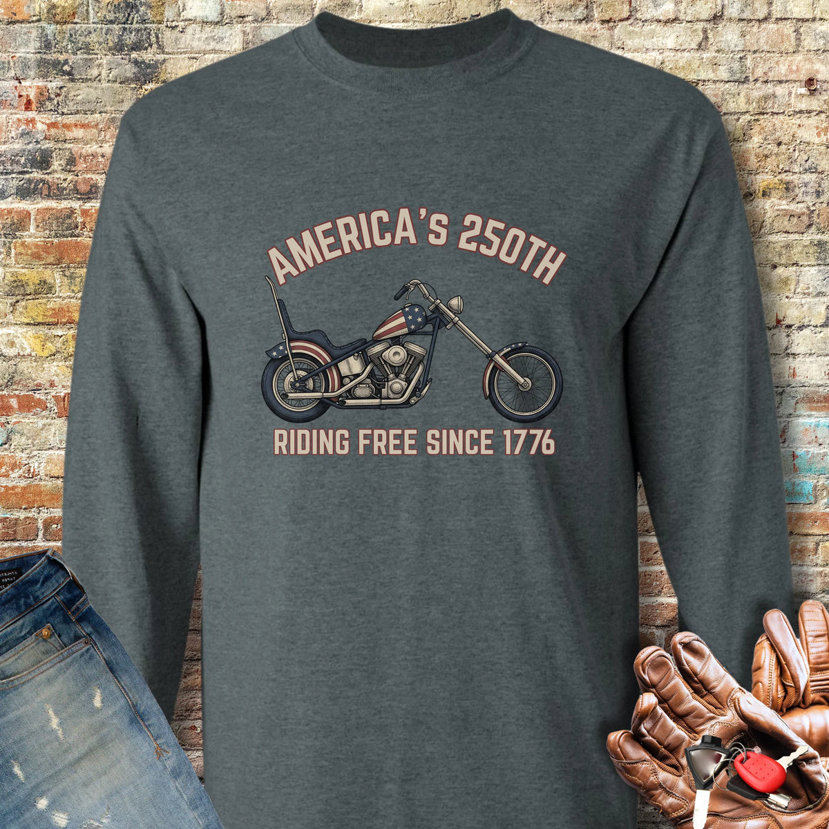 Chopper 250 Long Sleeve T-Shirt - Dark Heather