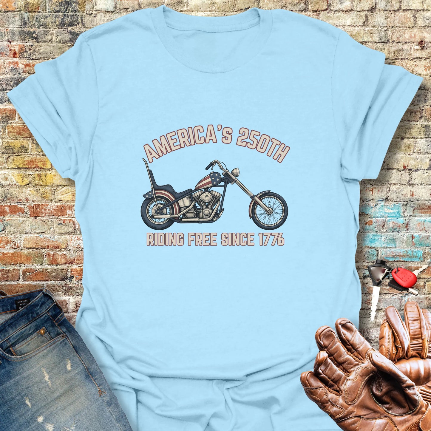 Chopper 250 T-Shirt - Light Blue