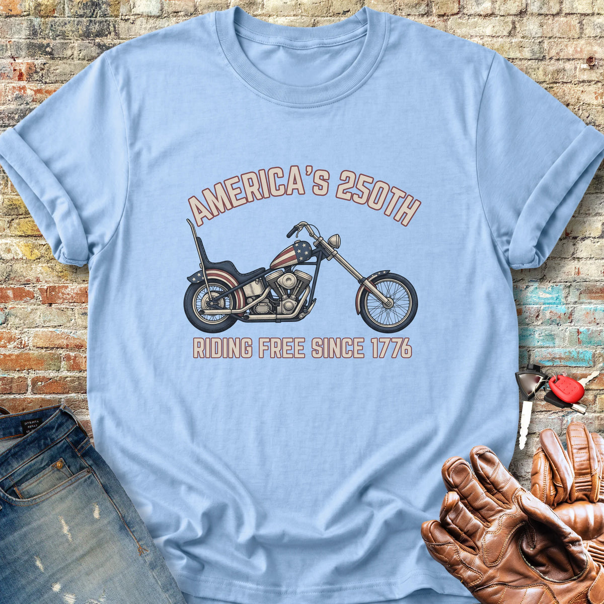 Chopper 250 Classic T-Shirt - Light Blue
