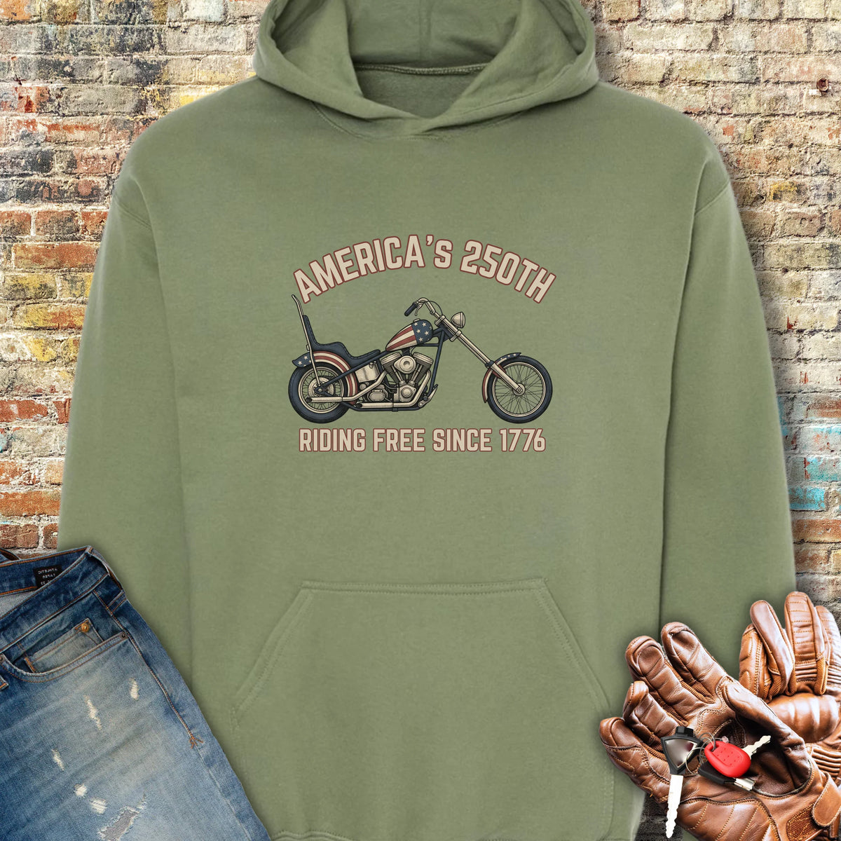 Chopper 250 Hoodie - Military Green