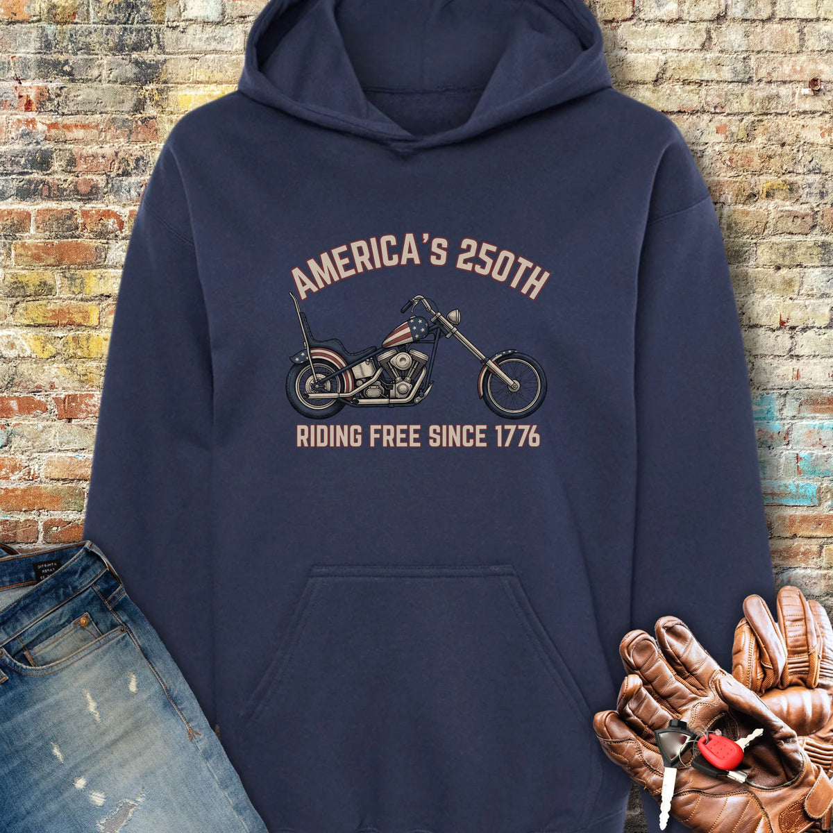 Chopper 250 Hoodie - Navy