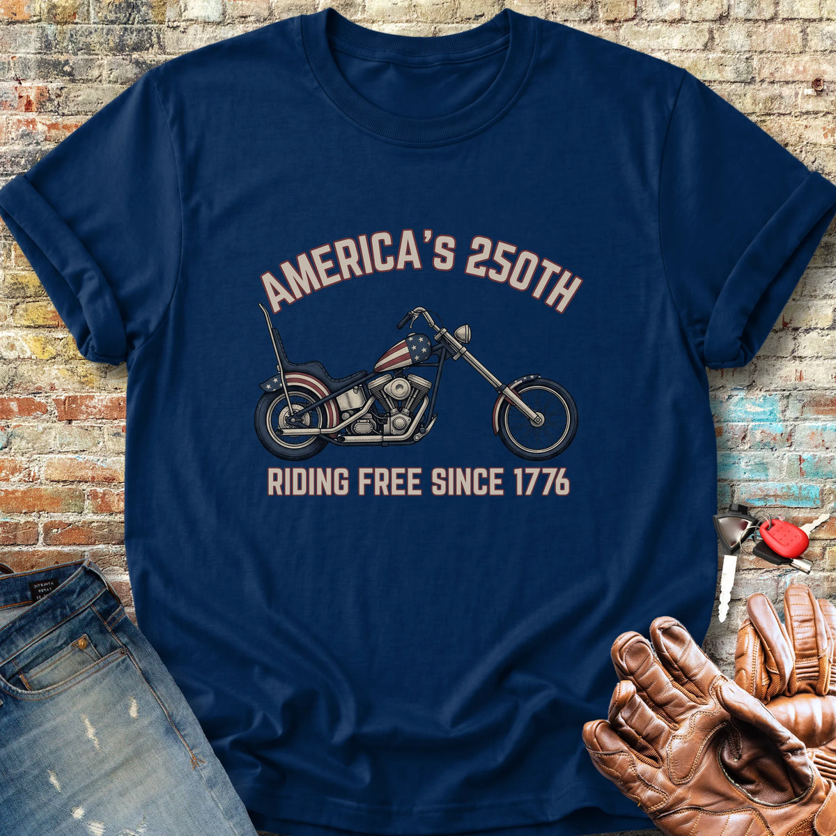 Chopper 250 Classic T-Shirt - Navy