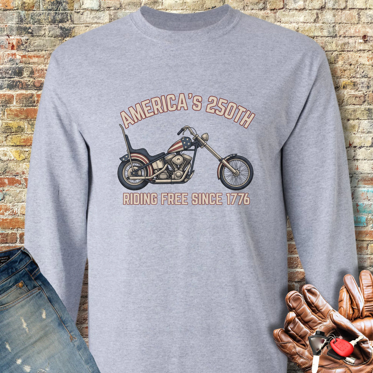 Chopper 250 Long Sleeve T-Shirt - Sport Grey