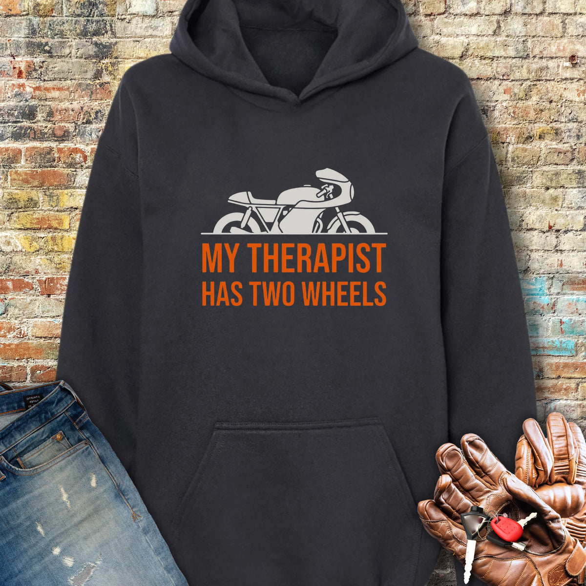 Classic Therapist Hoodie - Black