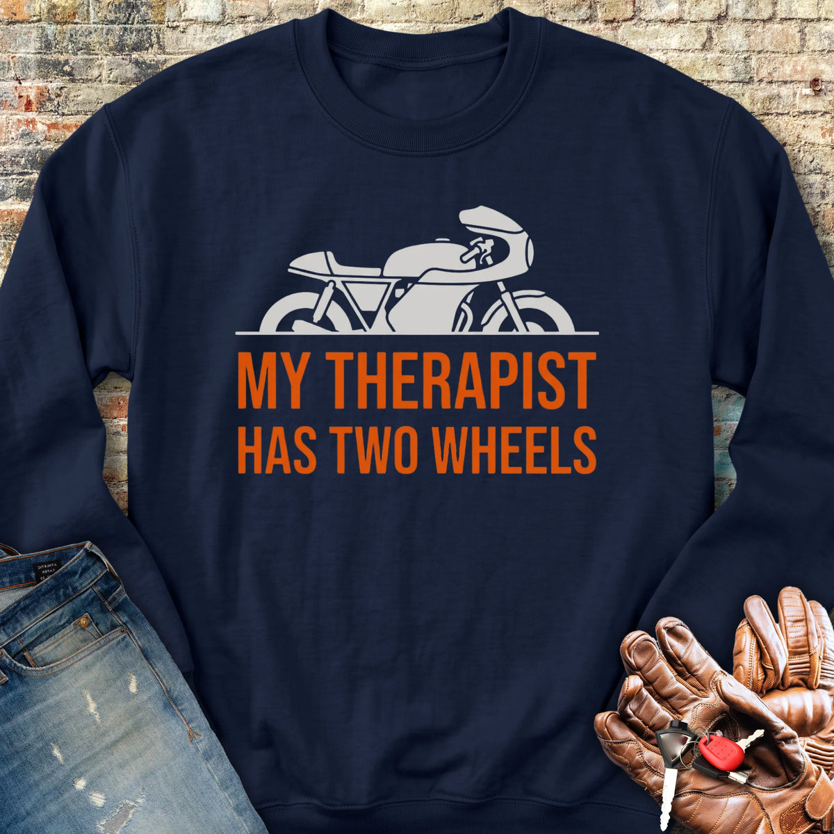 Classic Therapist Sweatshirt - Navy