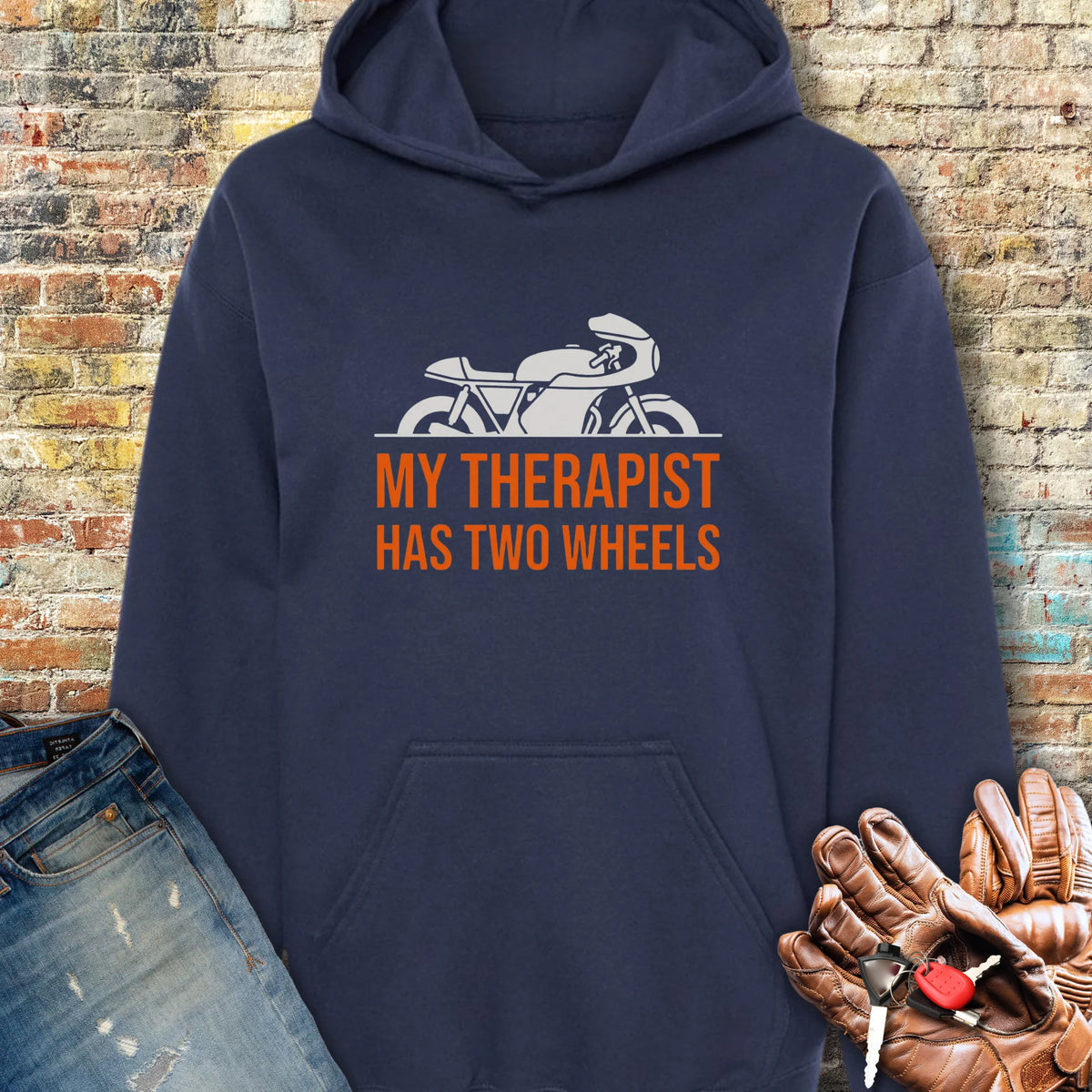 Classic Therapist Hoodie - Navy