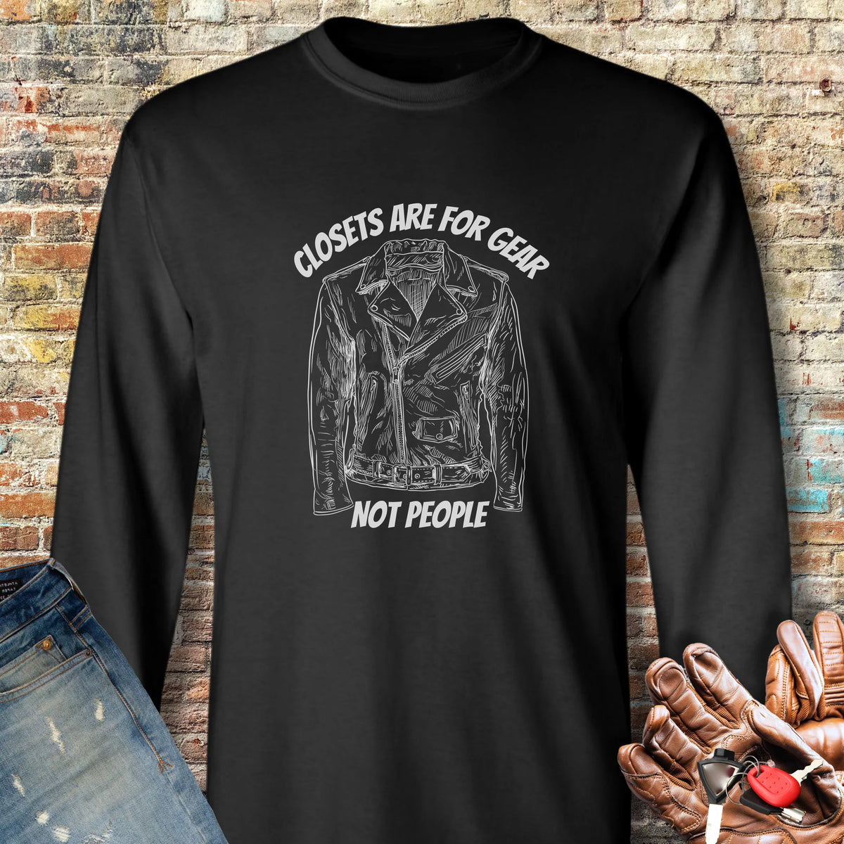 Closets Long Sleeve T-Shirt - Black