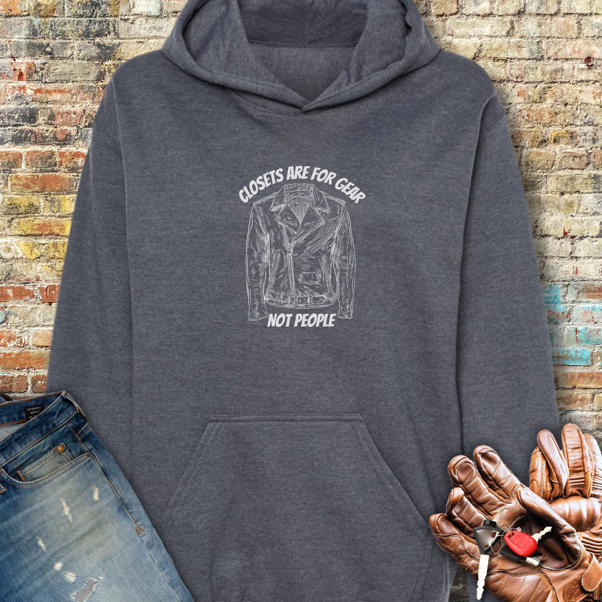 Closets Hoodie - Dark Heather