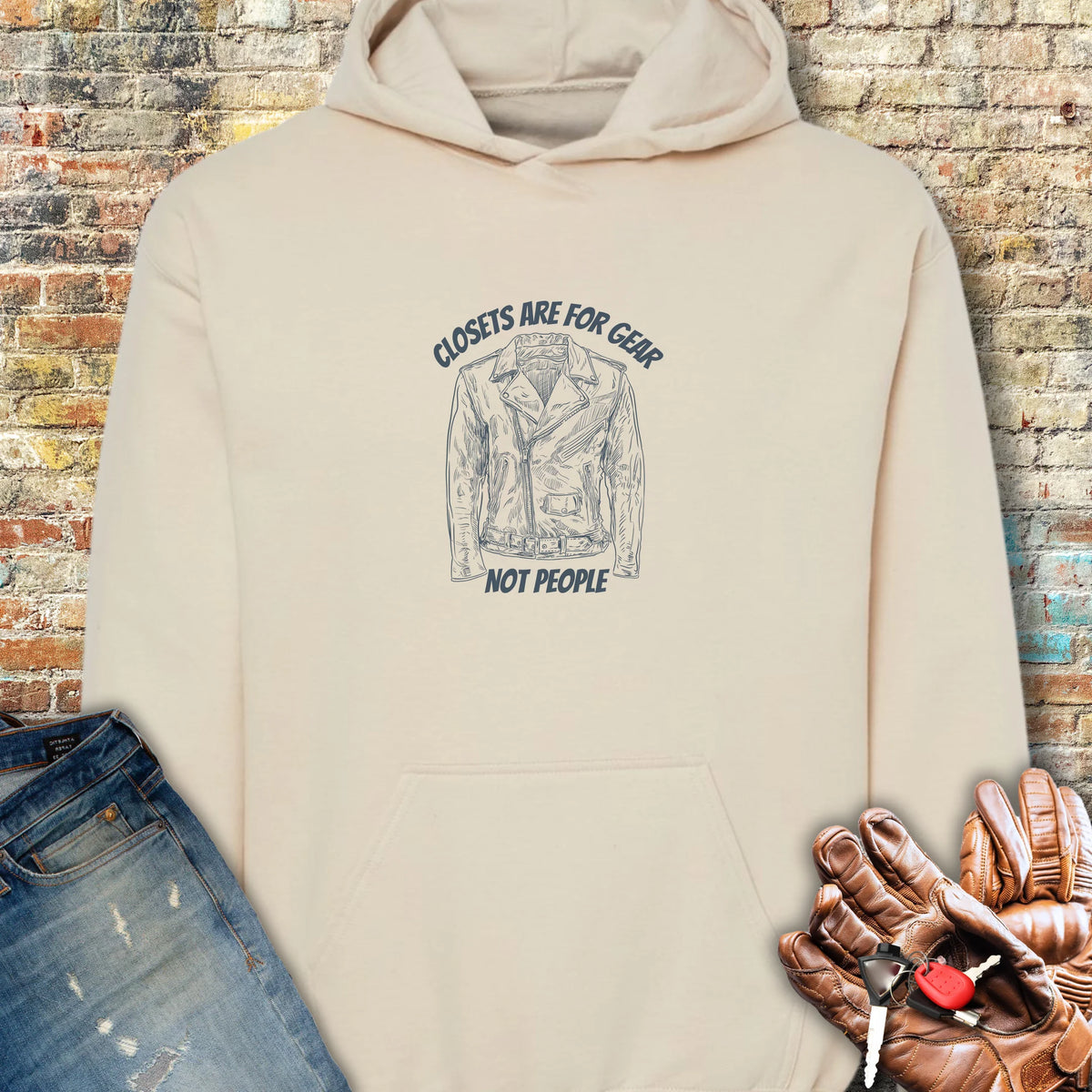 Closets Hoodie - Sand