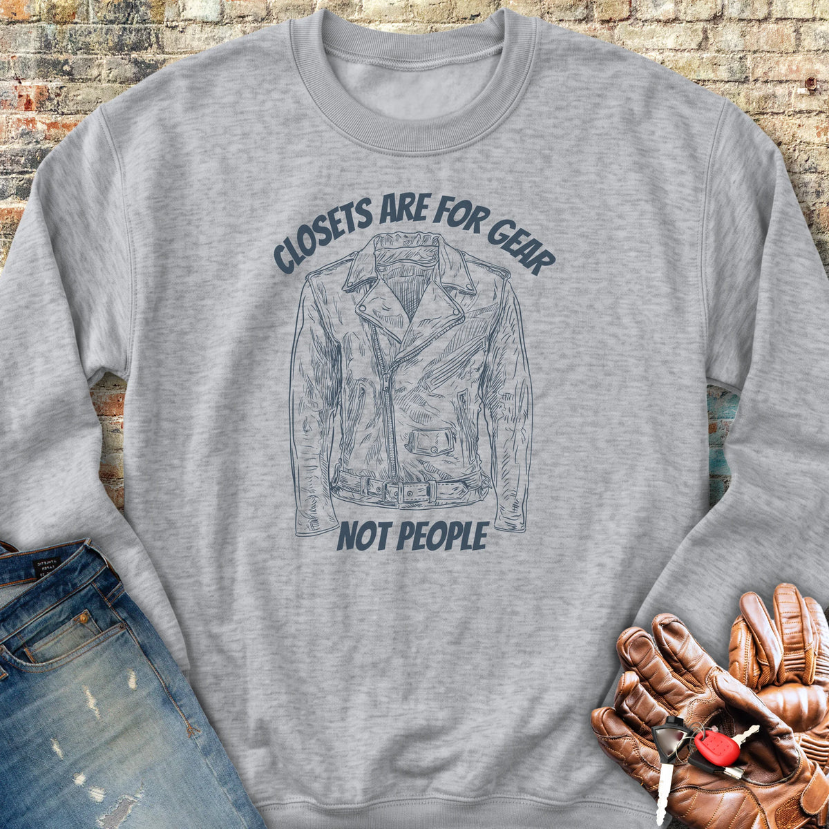 Closets Sweatshirt - Sport Grey