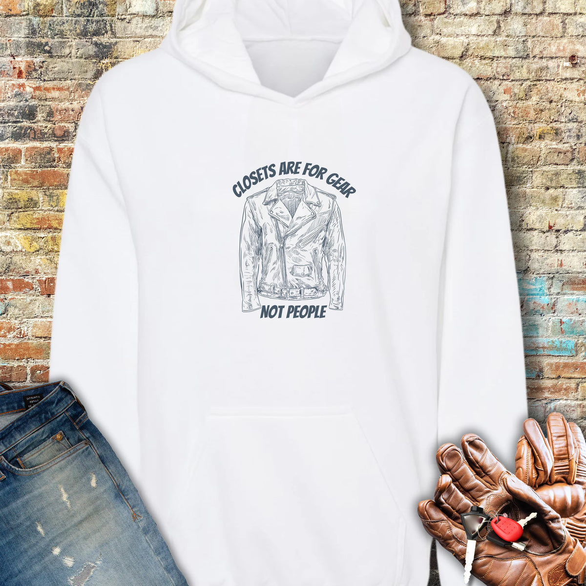Closets Hoodie - White