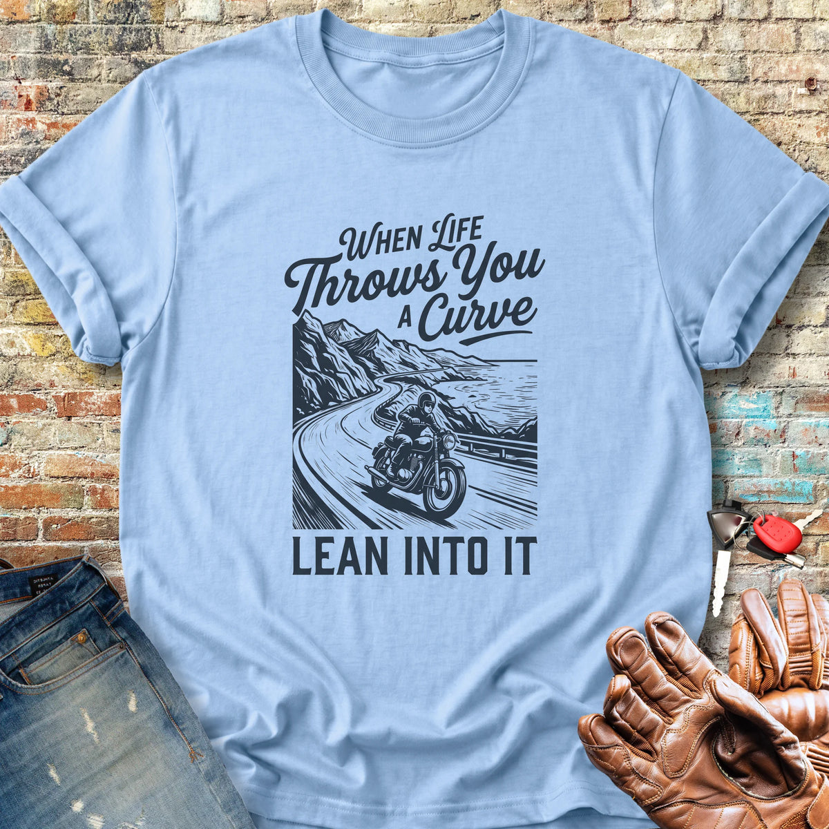Coast Road Classic T-Shirt - Light Blue