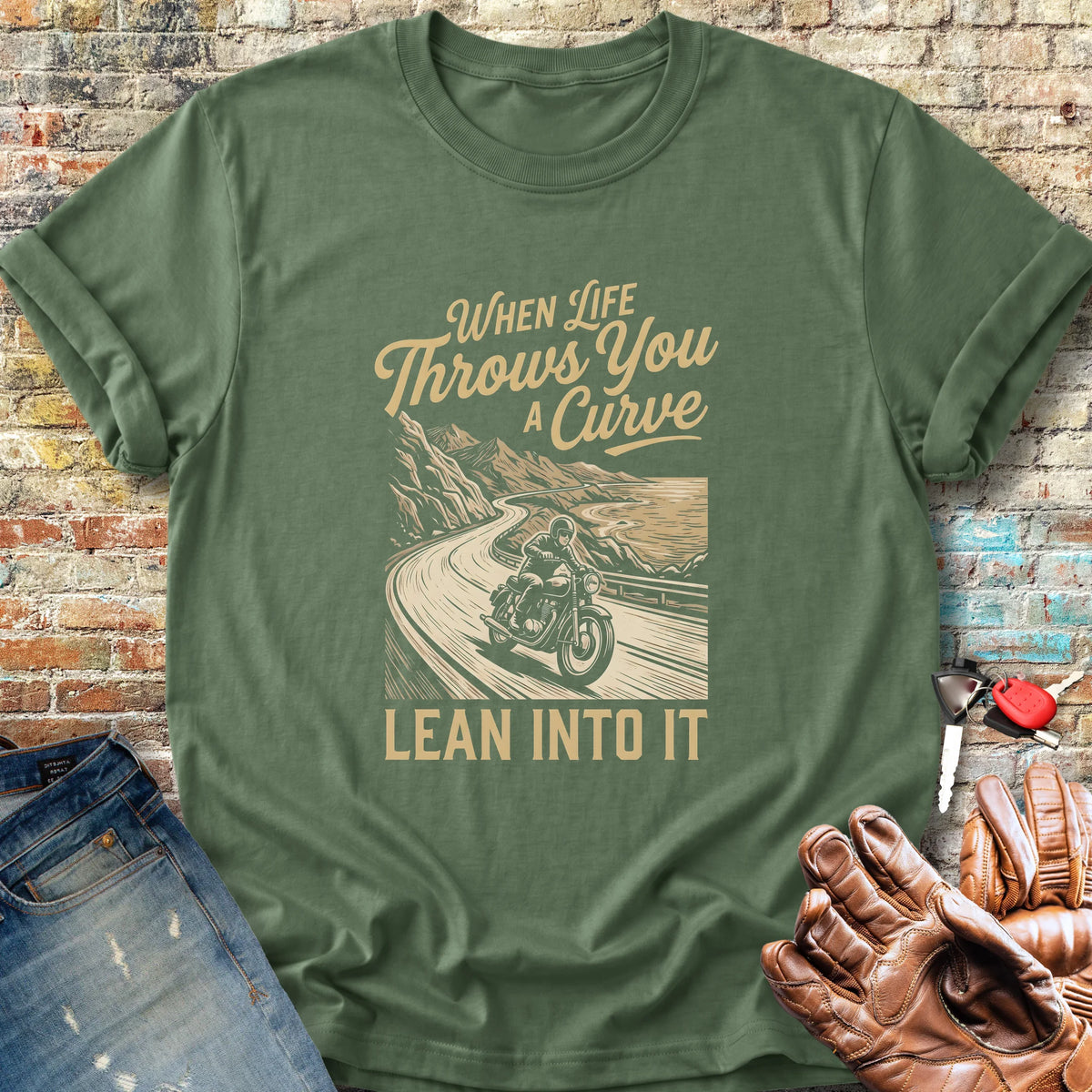 Coast Road Classic T-Shirt - Military Green