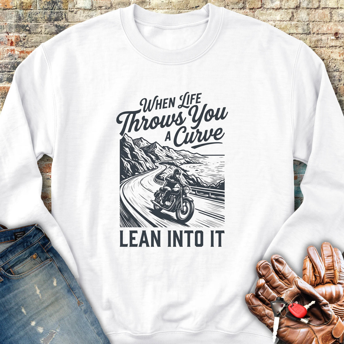 Coast Road Sweatshirt - White