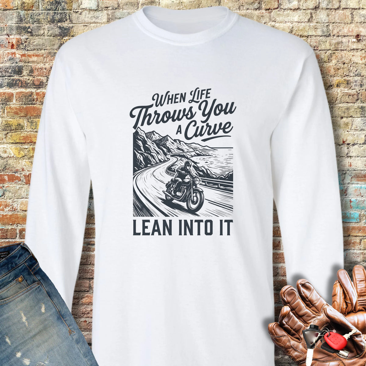 Coast Road Long Sleeve T-Shirt - White