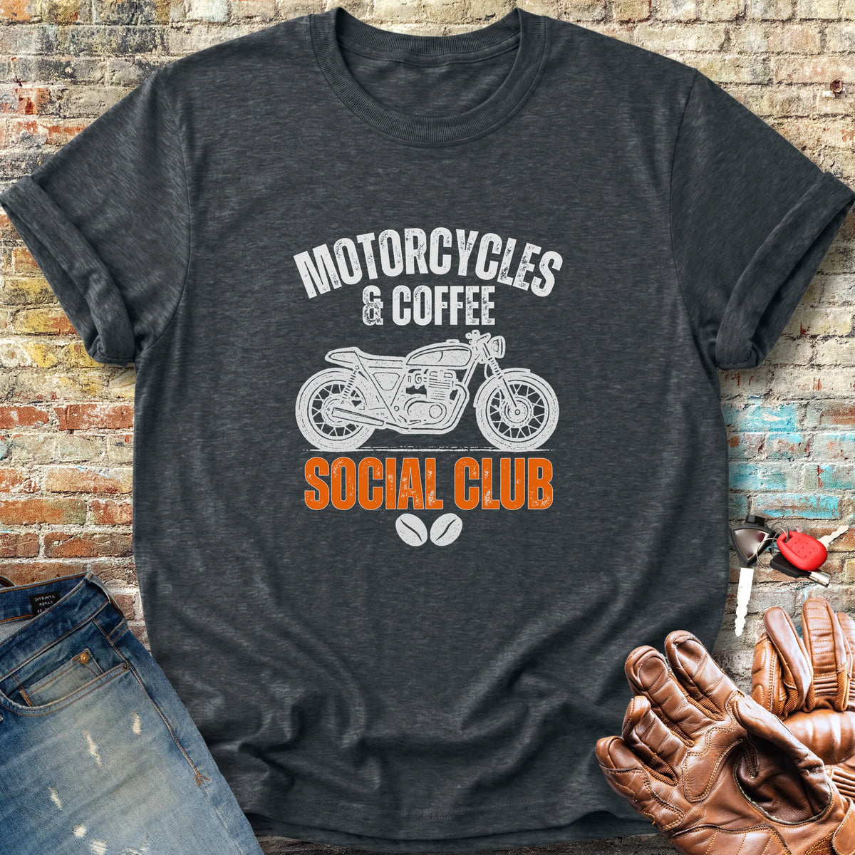Coffee Social Classic T-Shirt - Dark Heather