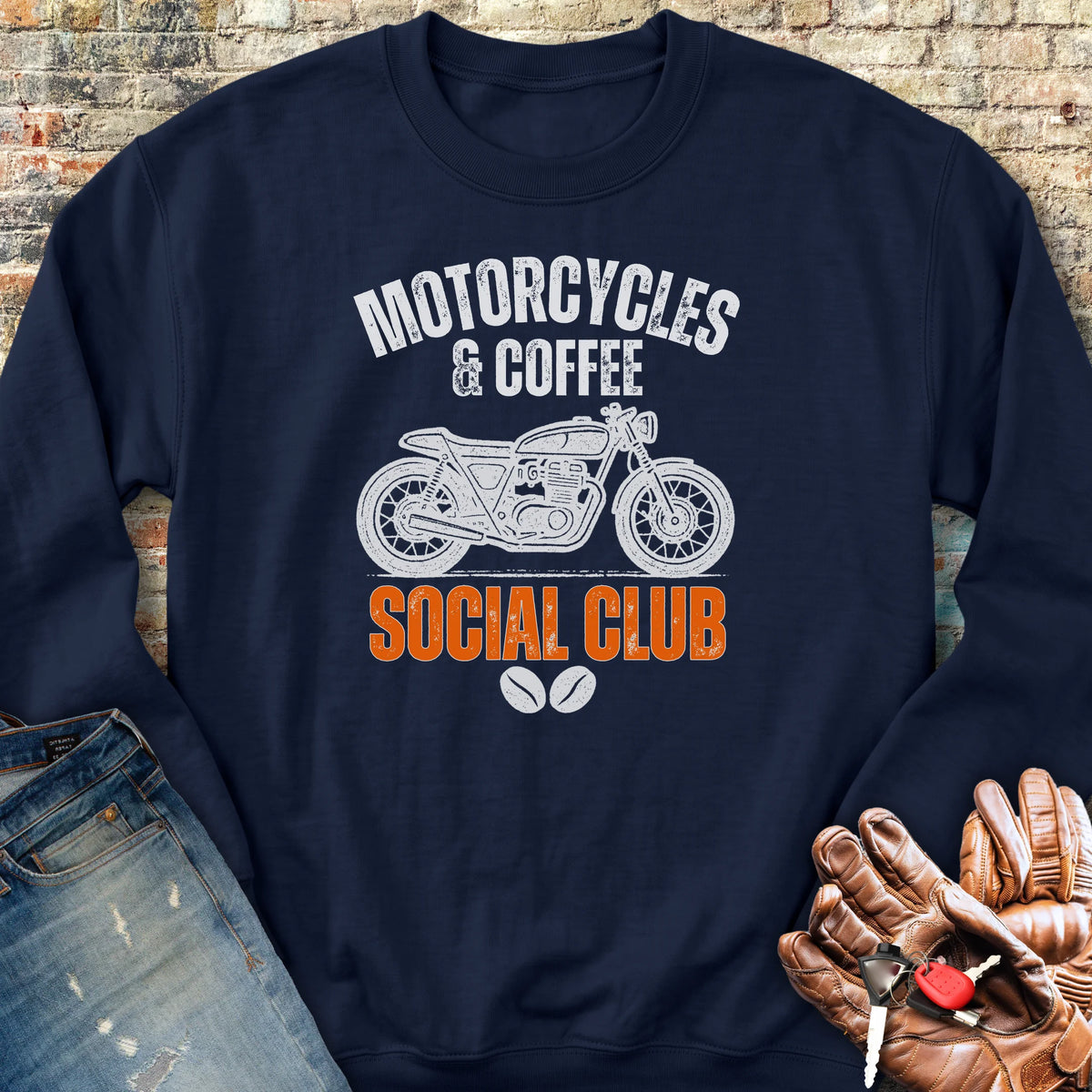 Coffee Social Sweatshirt - Navy