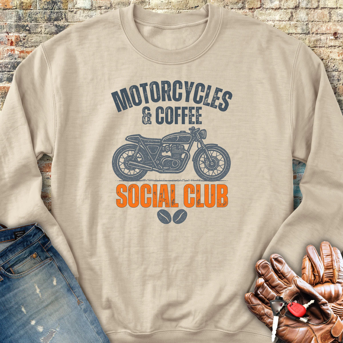 Coffee Social Sweatshirt - Sand