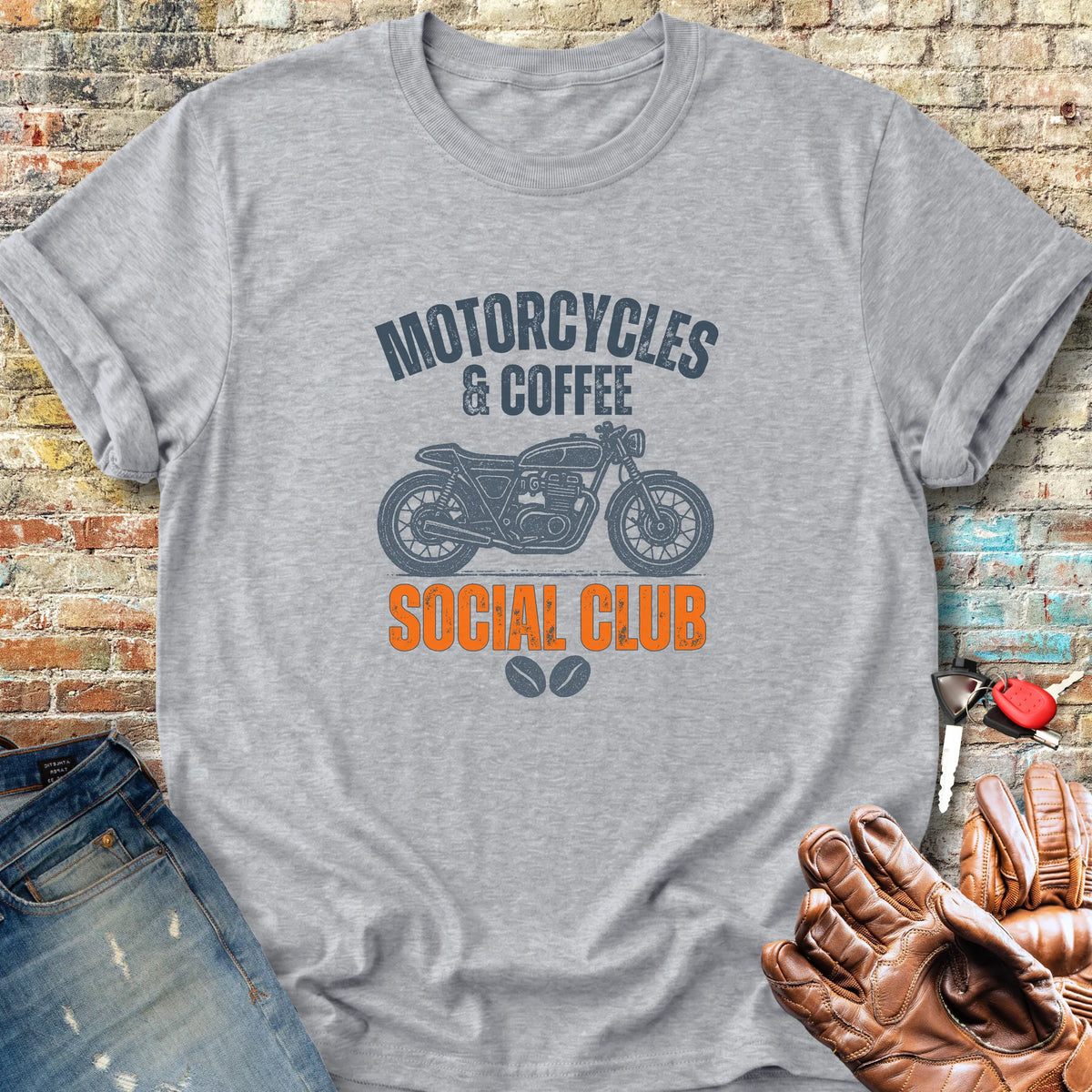 Coffee Social Classic T-Shirt - Sport Grey