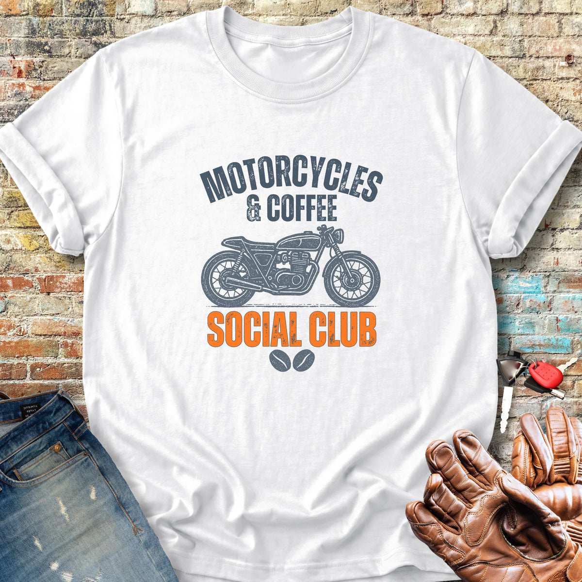 Coffee Social Classic T-Shirt - White