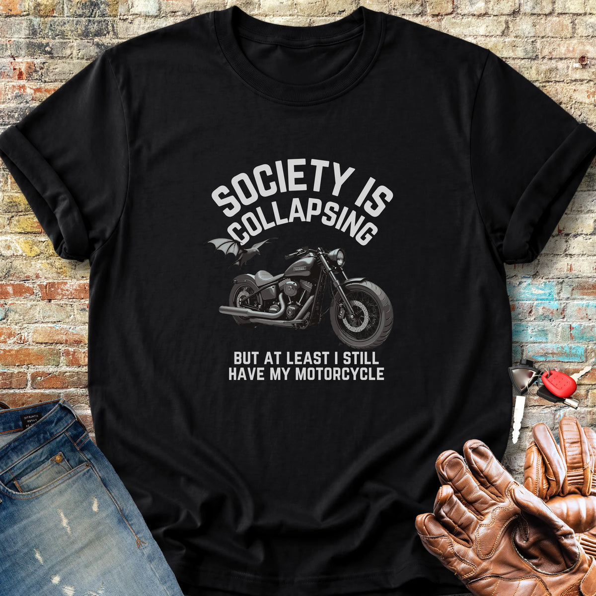 Collapsing Classic T-Shirt - Black