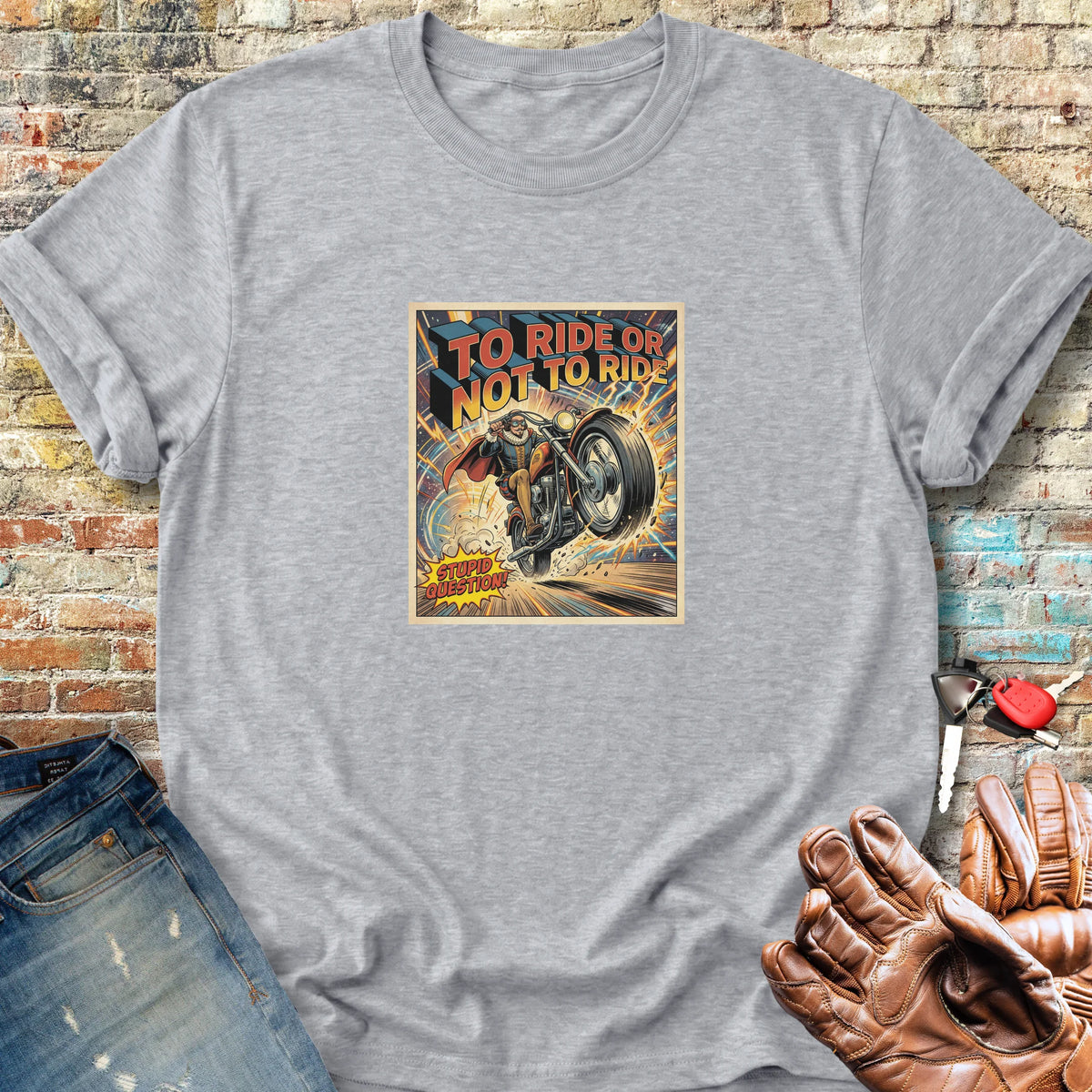 Comic Book Classic T-Shirt - Sport Grey