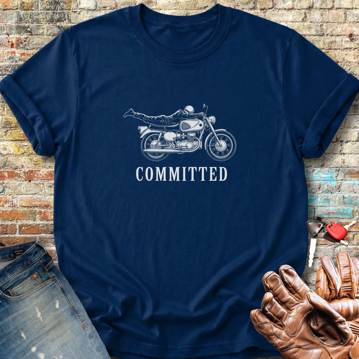 Committed Classic T-Shirt - Navy