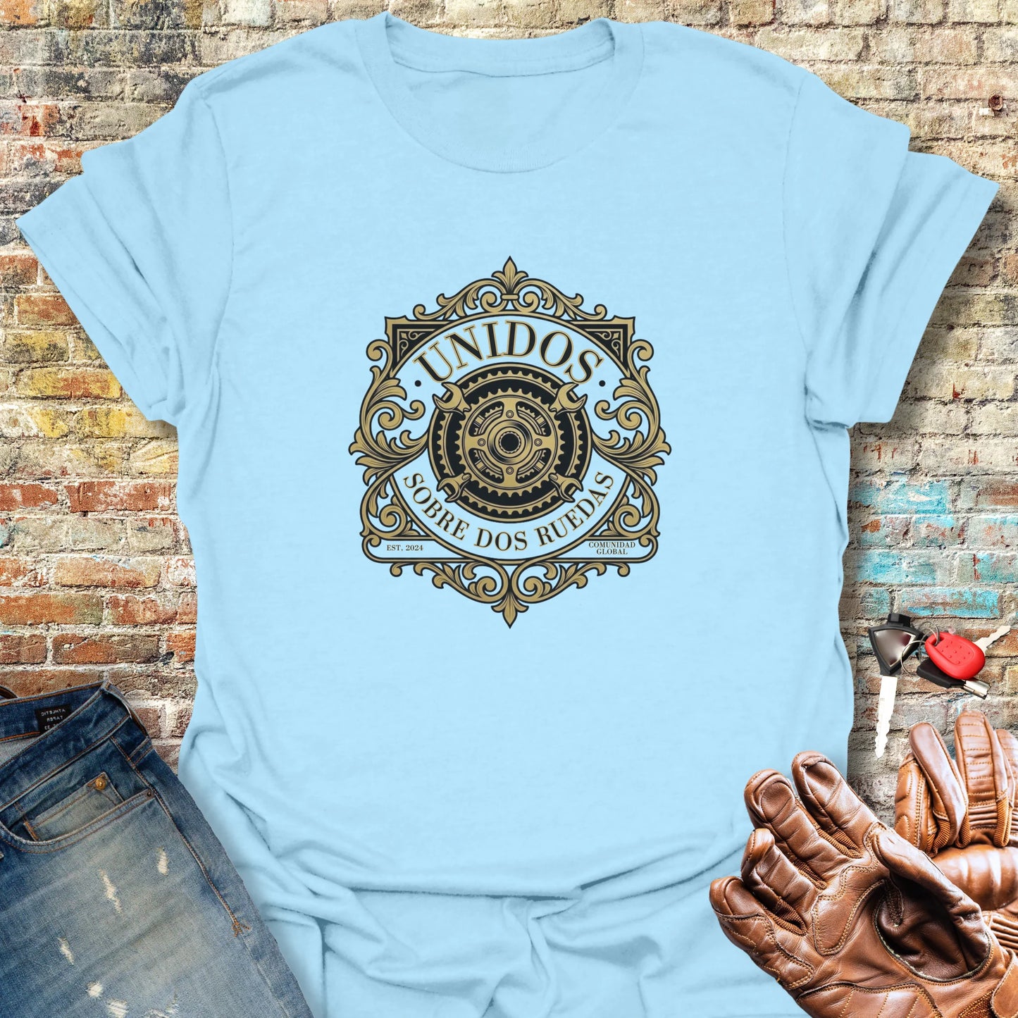 Comunidad Global T-Shirt - Light Blue