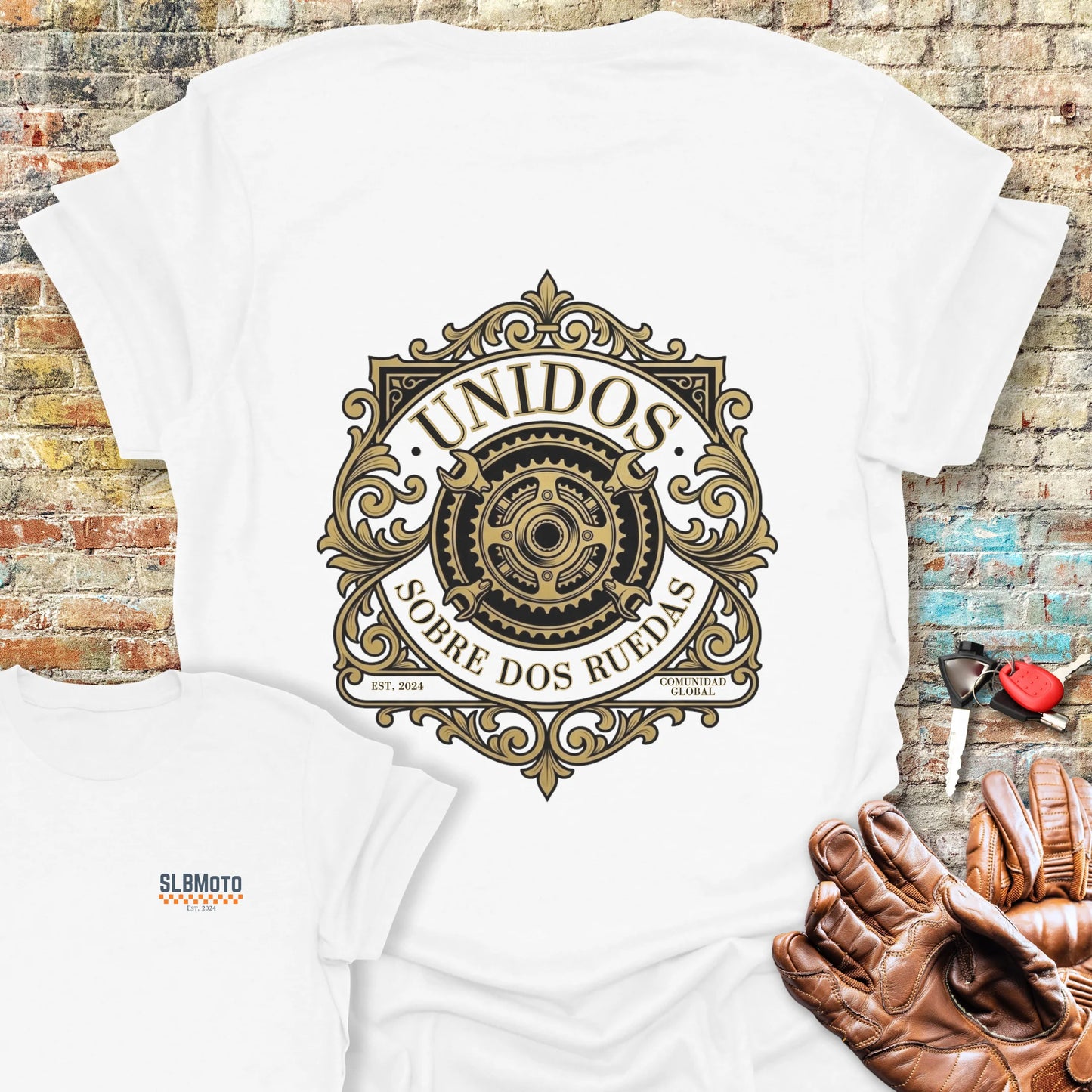 Comunidad Global Back Print T-Shirt - White