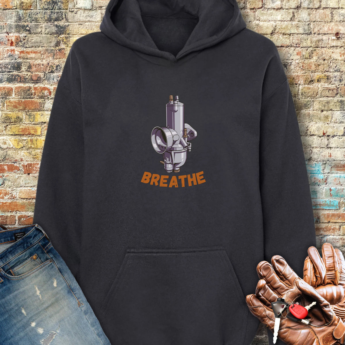 Concentric Hoodie - Black