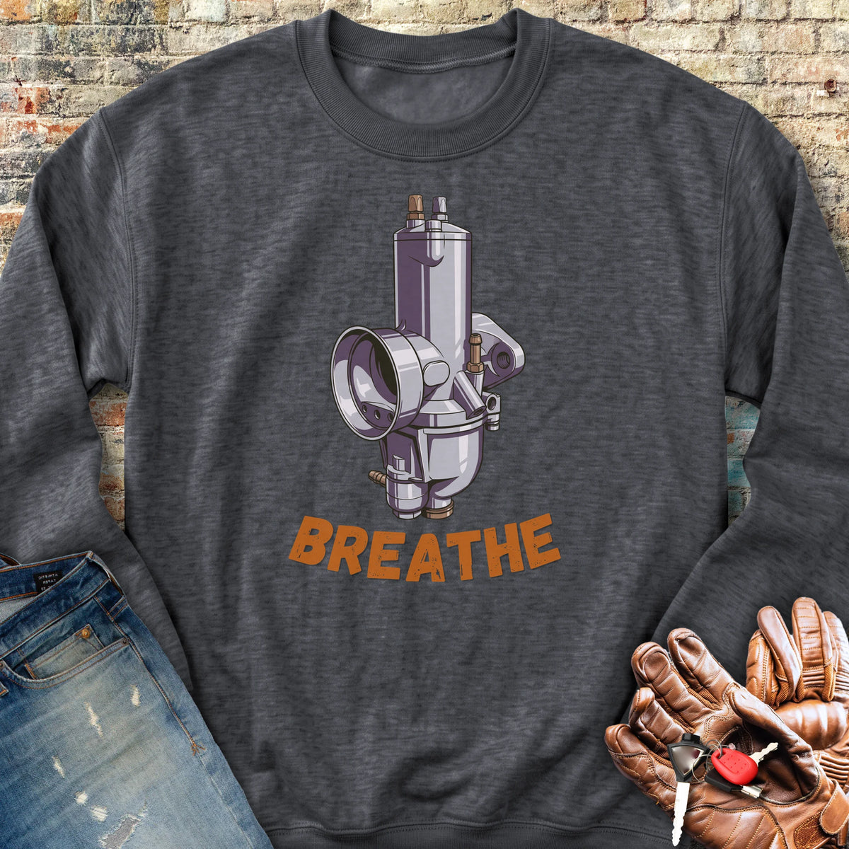 Concentric Sweatshirt - Dark Heather
