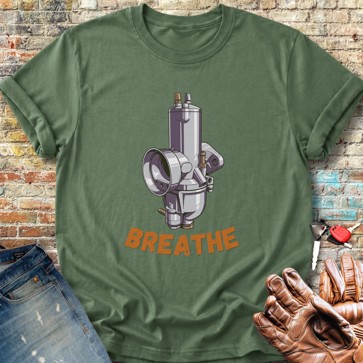Concentric Classic T-Shirt - Military Green