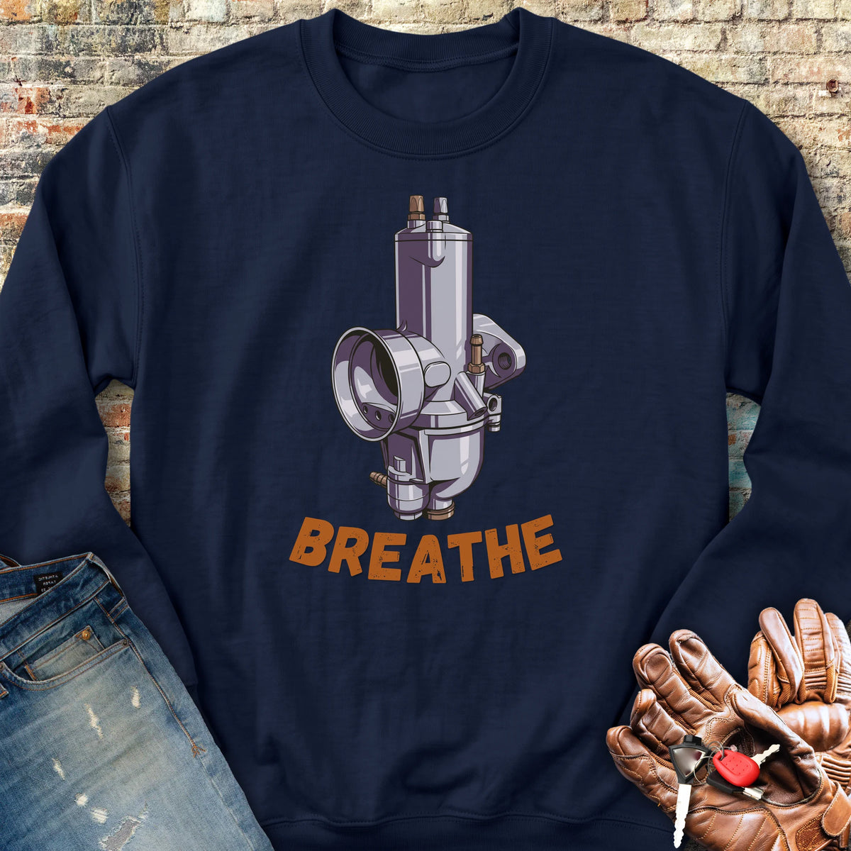 Concentric Sweatshirt - Navy