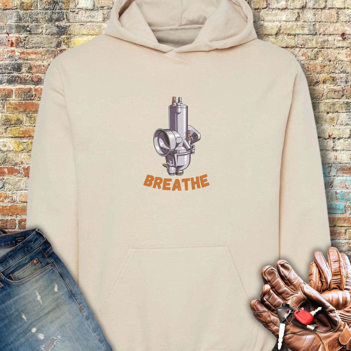 Concentric Hoodie - Sand
