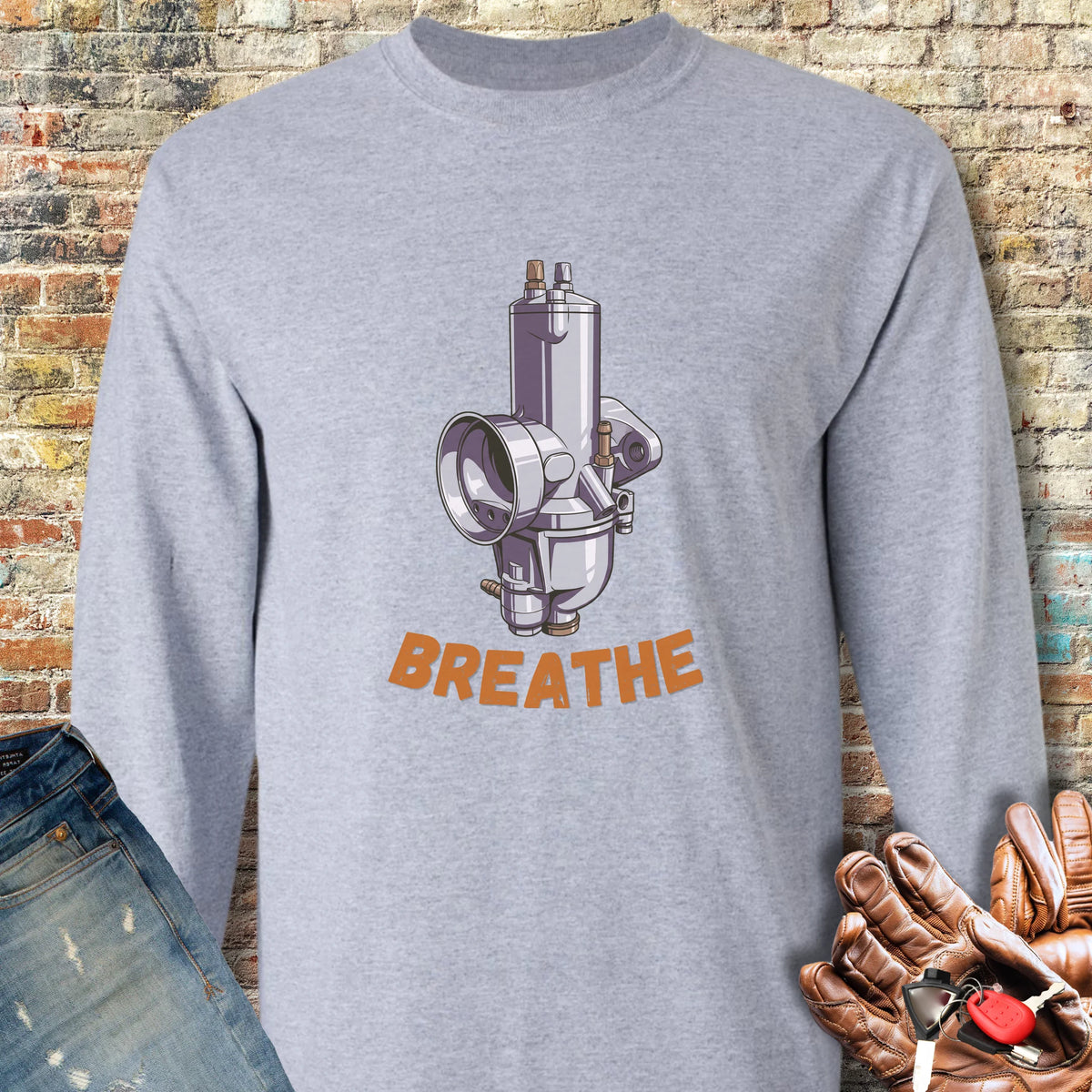 Concentric Long Sleeve T-Shirt - Sport Grey