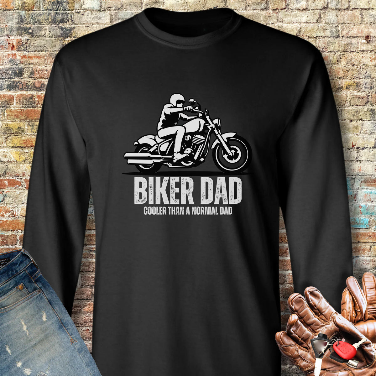 Cool Dad Long Sleeve T-Shirt - Black