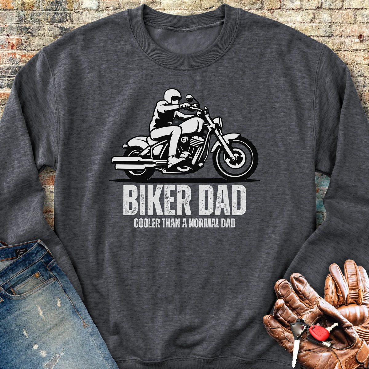 Cool Dad Sweatshirt - Dark Heather