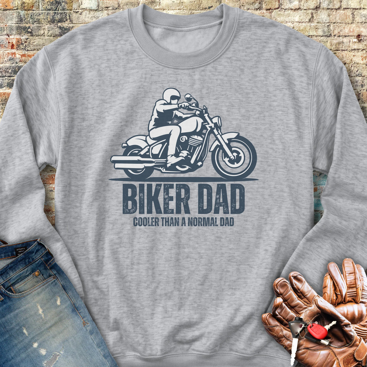 Cool Dad Sweatshirt - Sport Grey
