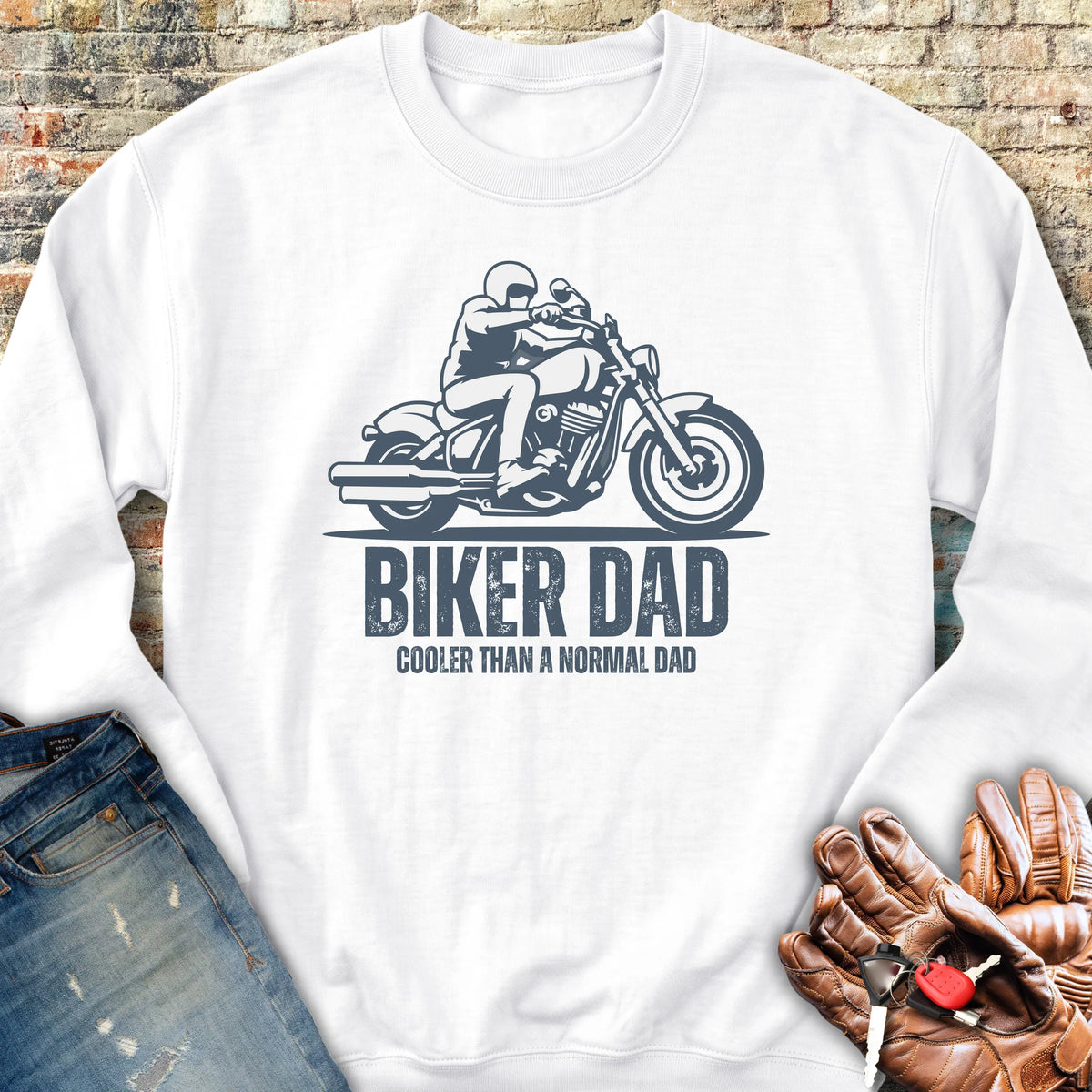 Cool Dad Sweatshirt - White