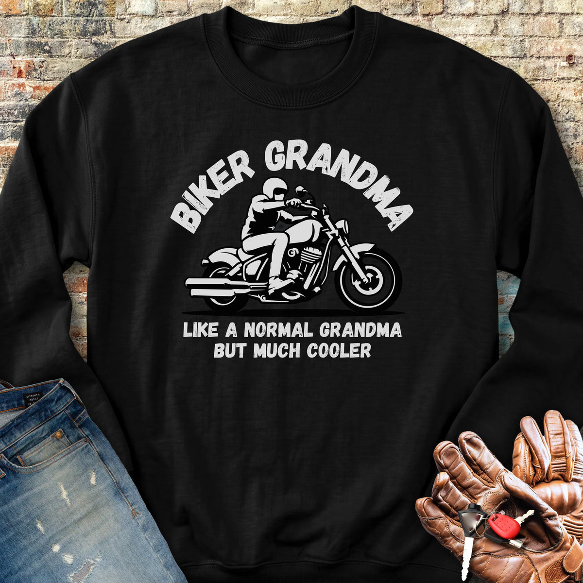 Cool Grandma Sweatshirt - Black
