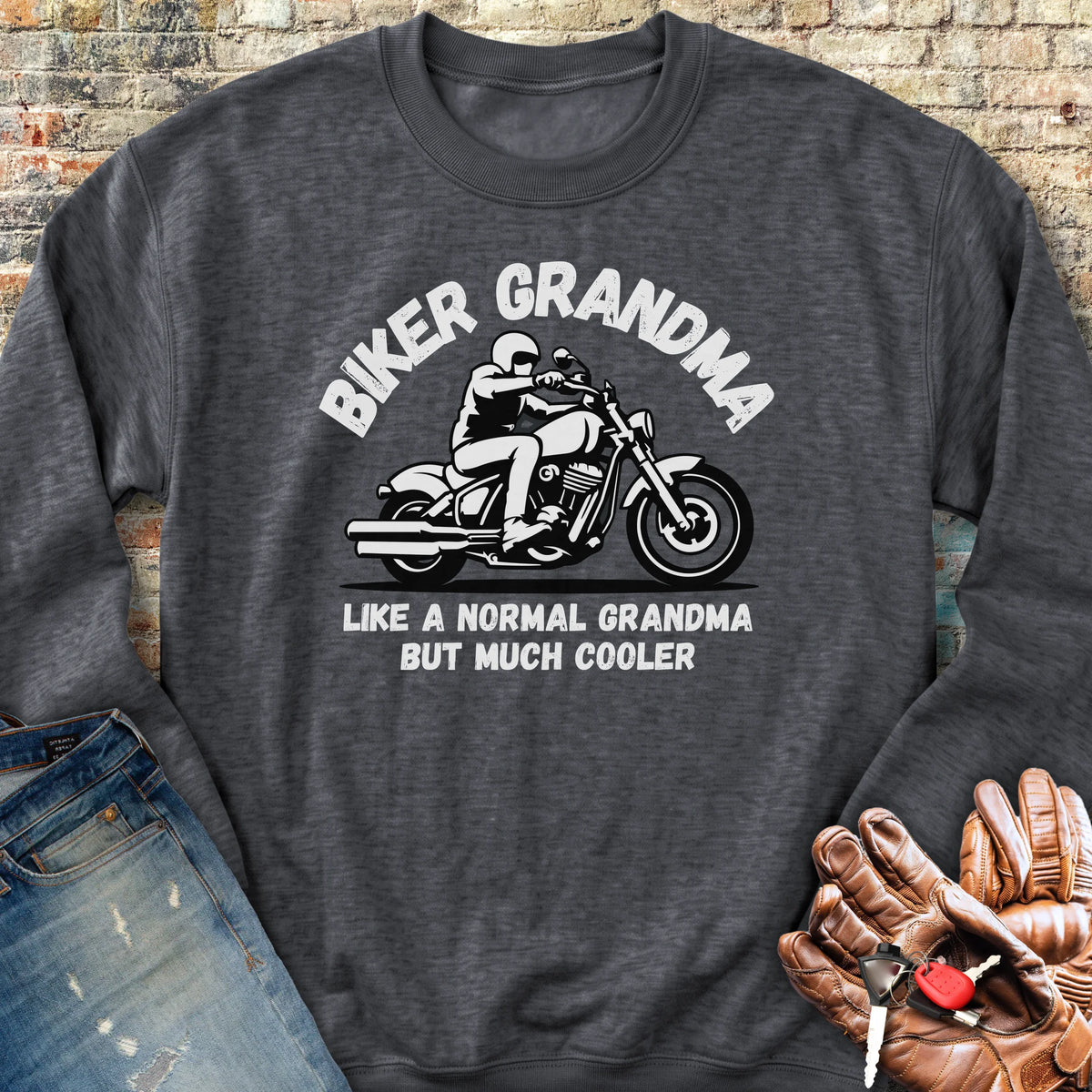 Cool Grandma Sweatshirt - Dark Heather