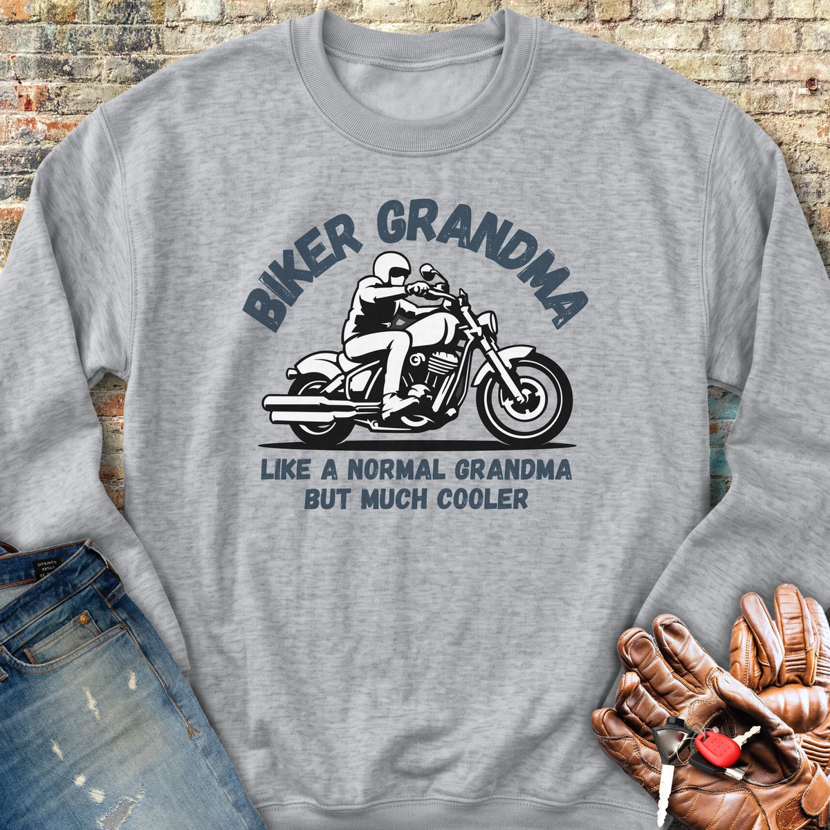 Cool Grandma Sweatshirt - Sport Grey