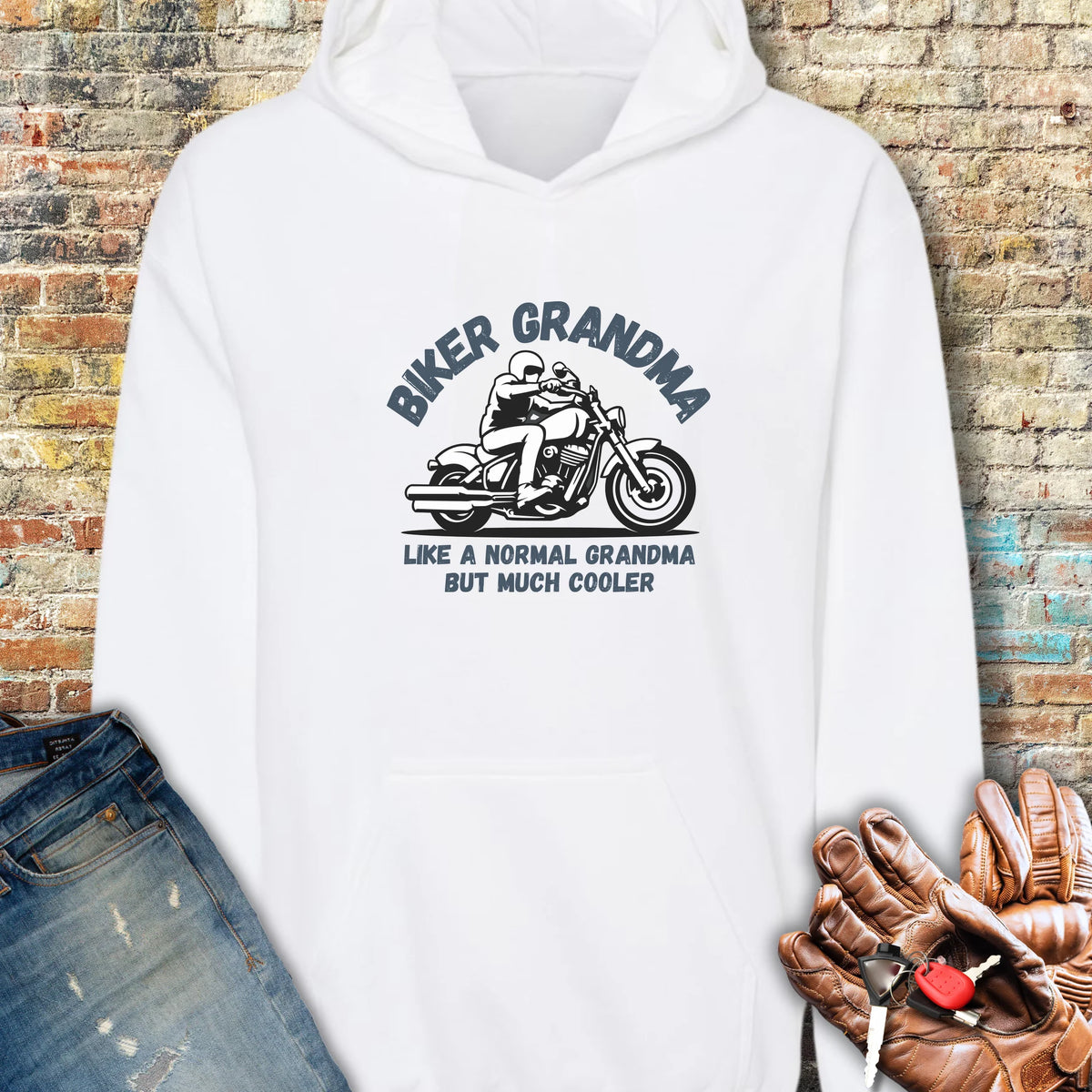 Cool Grandma Hoodie - White