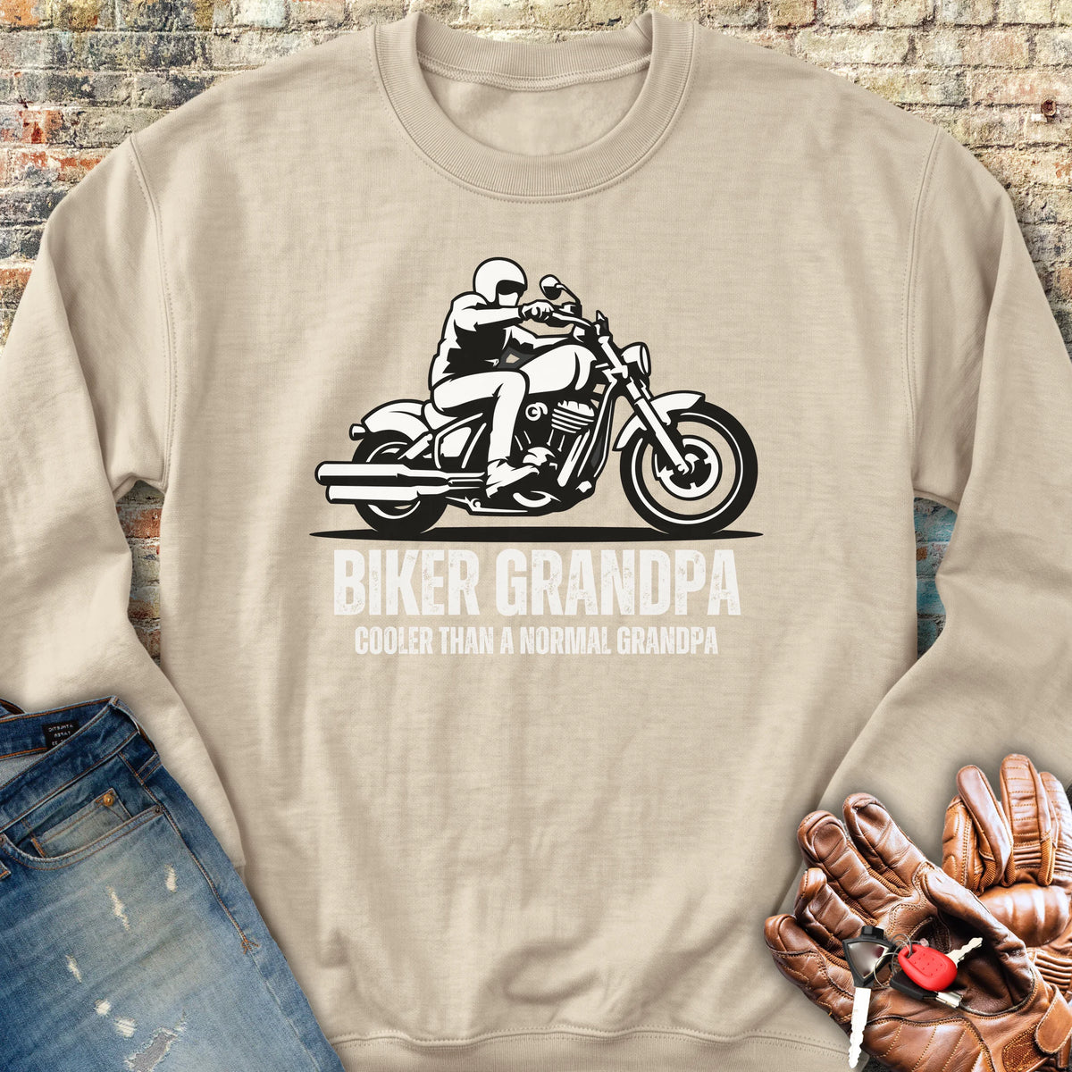 Cool Grandpa Sweatshirt - Sand