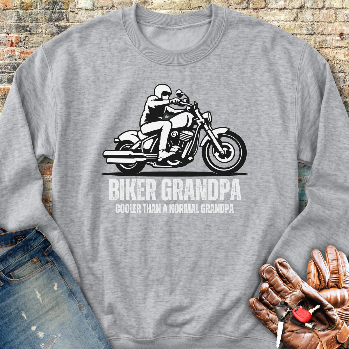 Cool Grandpa Sweatshirt - Sport Grey