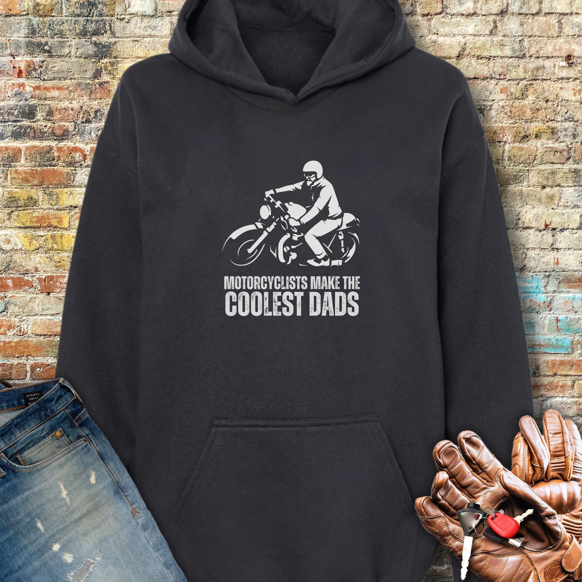 Coolest Dads Hoodie - Black