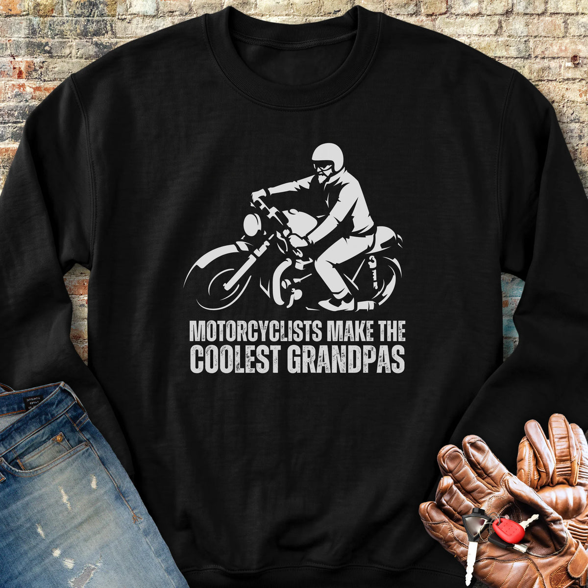 Coolest Grandpa Sweatshirt - Black
