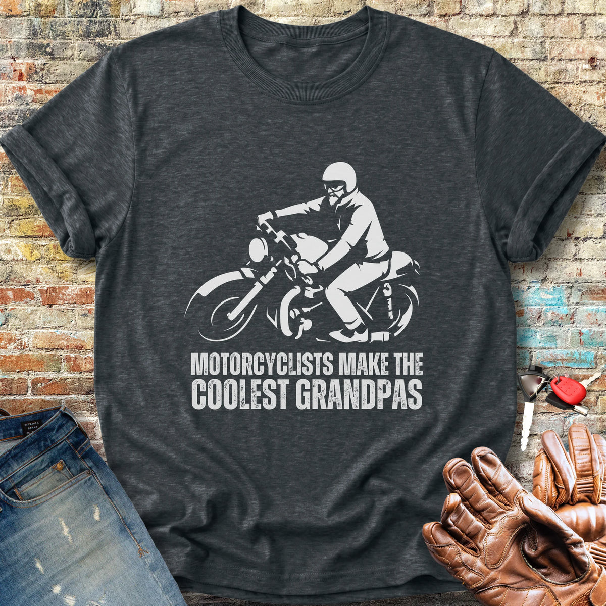 Coolest Grandpa Classic T-Shirt - Dark Heather